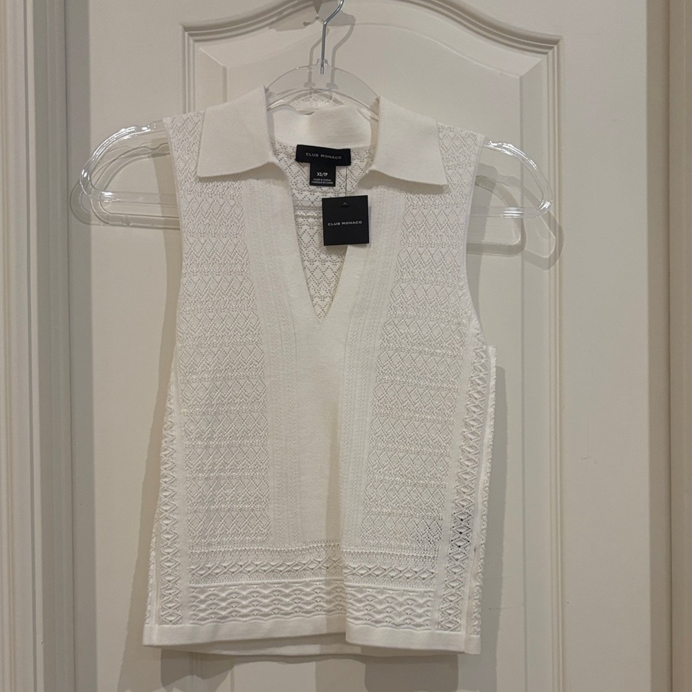 Club Monaco knitted top